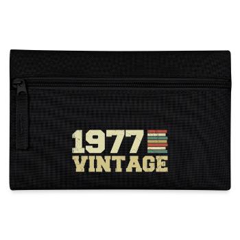 1977 Birthday Gift 1977 Vintage 1977 Gift - Pencil Case - black - Front