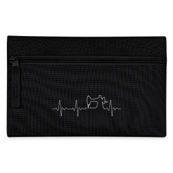 Nähen Heartbeat - Federtasche - Schwarz - Vorne