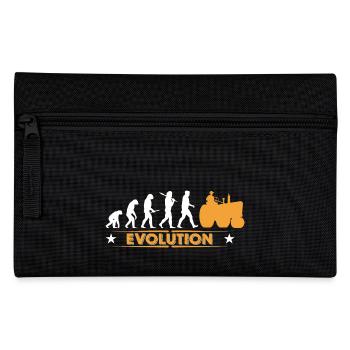 Landwirt Traktor Evolution - orange/weiss - Federtasche - Schwarz - Vorne