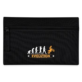 Motocross Evolution - orange/weiss - Federtasche - Schwarz - Vorne