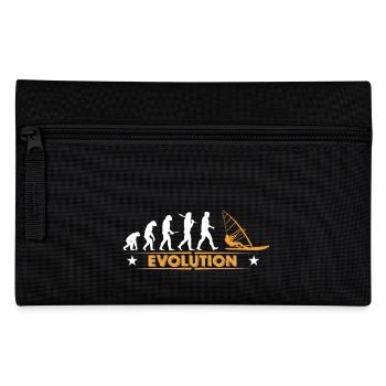 Windsurfen Evolution - orange/weiss - Federtasche - Schwarz - Vorne