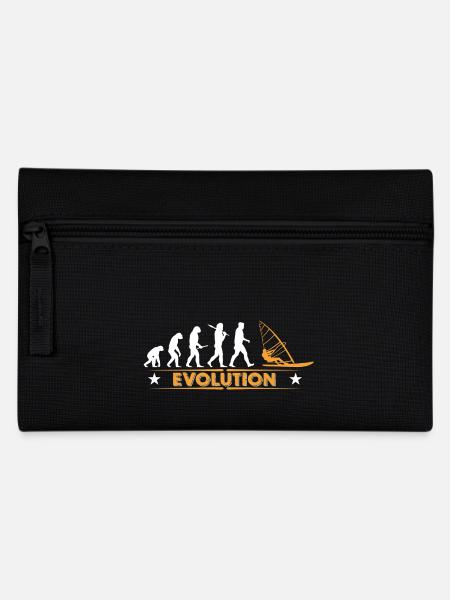 Windsurfen Evolution - orange/weiss - Federtasche - Schwarz