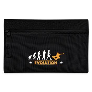 Skateboard Evolution - orange/weiss - Federtasche - Schwarz - Vorne