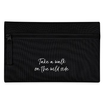 Take a walk on the wild side - Federtasche - Schwarz - Vorne