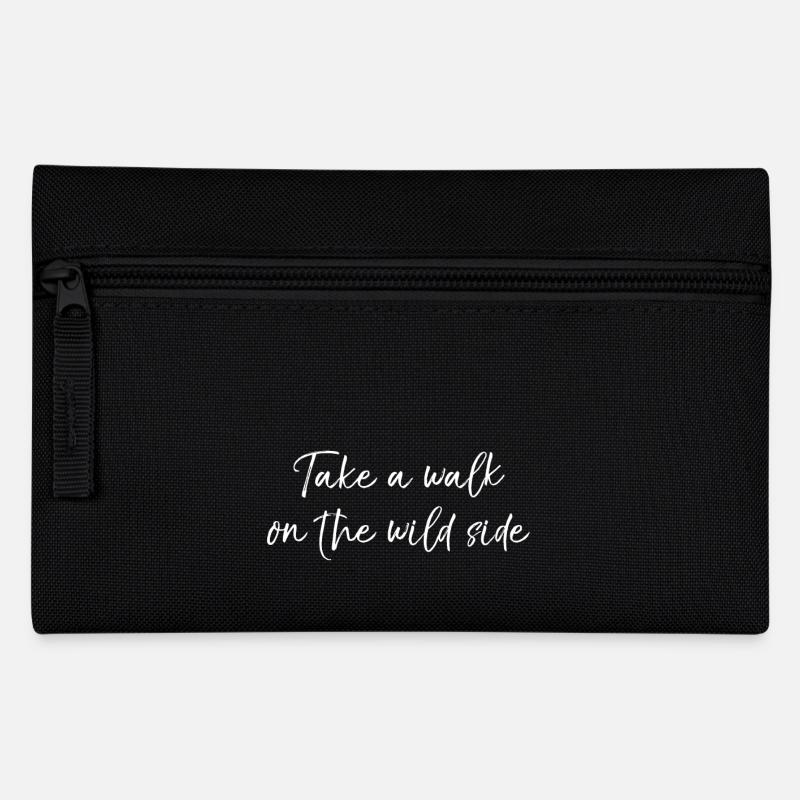 Take a walk on the wild side - Federtasche - Schwarz