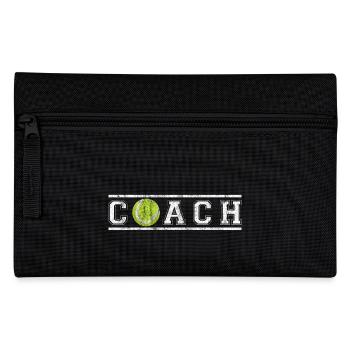 Tennis Trainer - Tennis Coach Shirt Gift - Pencil Case - black - Front