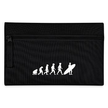 Evolution Surfing Surfer Surfboard Wellenreiten - Federtasche - Schwarz - Vorne