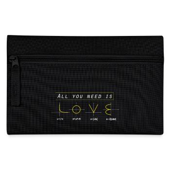All you need is Love - Mathematics Analysis joke - Pencil Case - black - Front