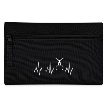 Heartbeat ECG Gymnastique Gymnastique Gymnastique Sport - Trousse - noir - Devant