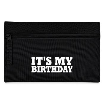 birthday - Pencil Case - black - Front