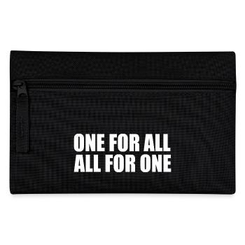 One for all all for one - Federtasche - Schwarz - Vorne