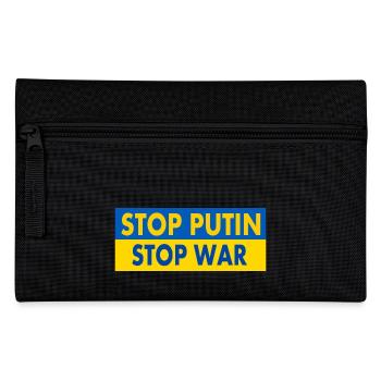 Stop war - Pencil Case - black - Front