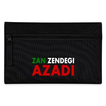 women life freedom Zan zendegi azadi - Federtasche - Schwarz - Vorne