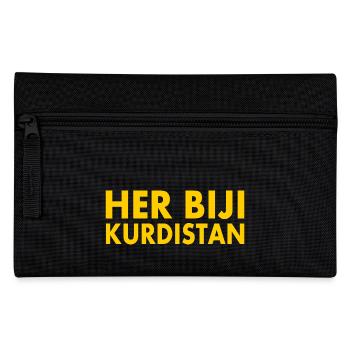 Her biji Kurdistan - Federtasche - Schwarz - Vorne