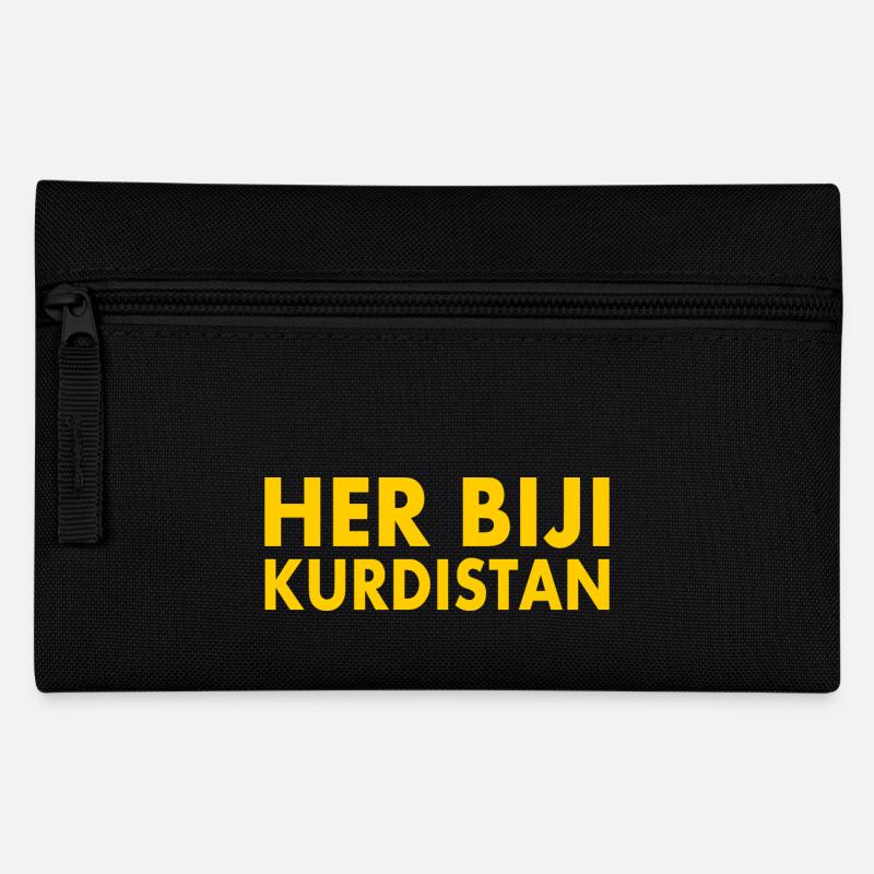 Her biji Kurdistan - Federtasche - Schwarz