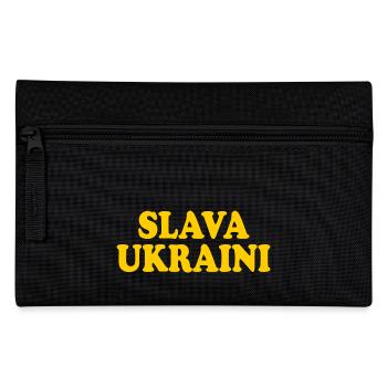Slava ukraini - Federtasche - Schwarz - Vorne