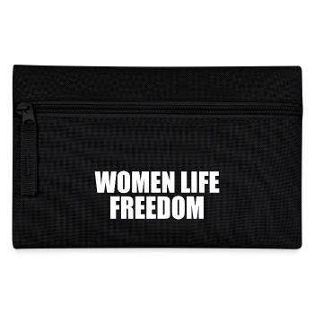 Women life freedom - Pencil Case - black - Front