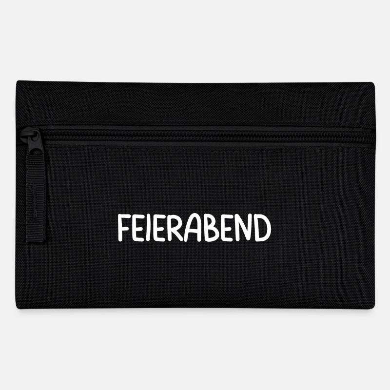 Feierabend Party Feiern Arbeitstier - Federtasche - Schwarz