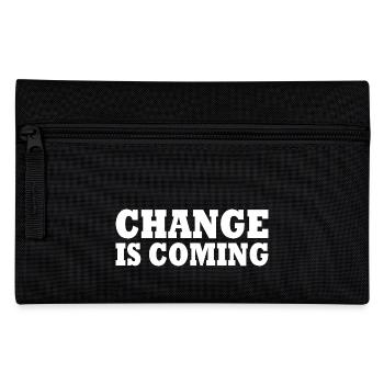 Change is coming - Federtasche - Schwarz - Vorne