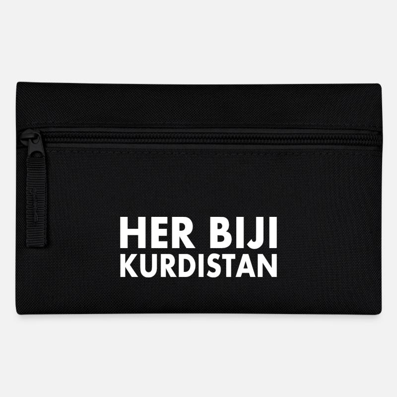 Her biji Kurdistan - Federtasche - Schwarz
