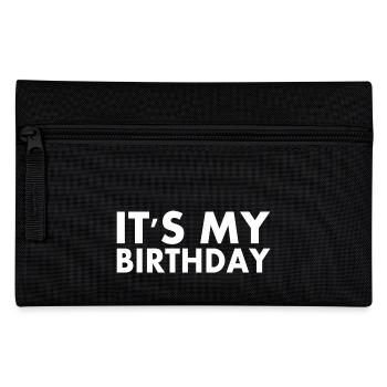 It's my birthday - Federtasche - Schwarz - Vorne