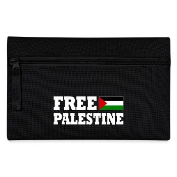 Free palestine - Trousse - noir - Devant