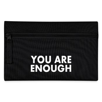 You are enough - Federtasche - Schwarz - Vorne