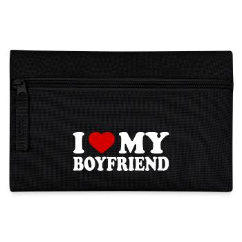 I love my boyfriend - Federtasche - Schwarz - Vorne