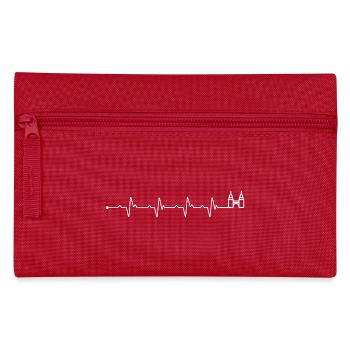 Heartbeat Petronas Twin Towers - Federtasche - Rot - Vorne