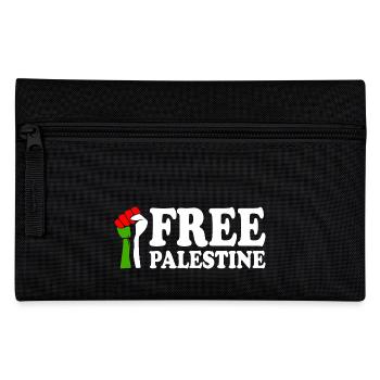 Free palestine - Trousse - noir - Devant