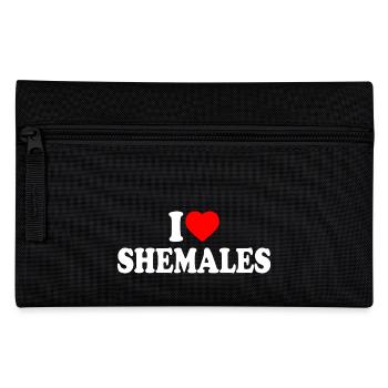 I love shemales - Trousse - noir - Devant