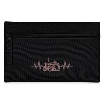 Herzfreq Traktor old - Federtasche - Schwarz - Vorne