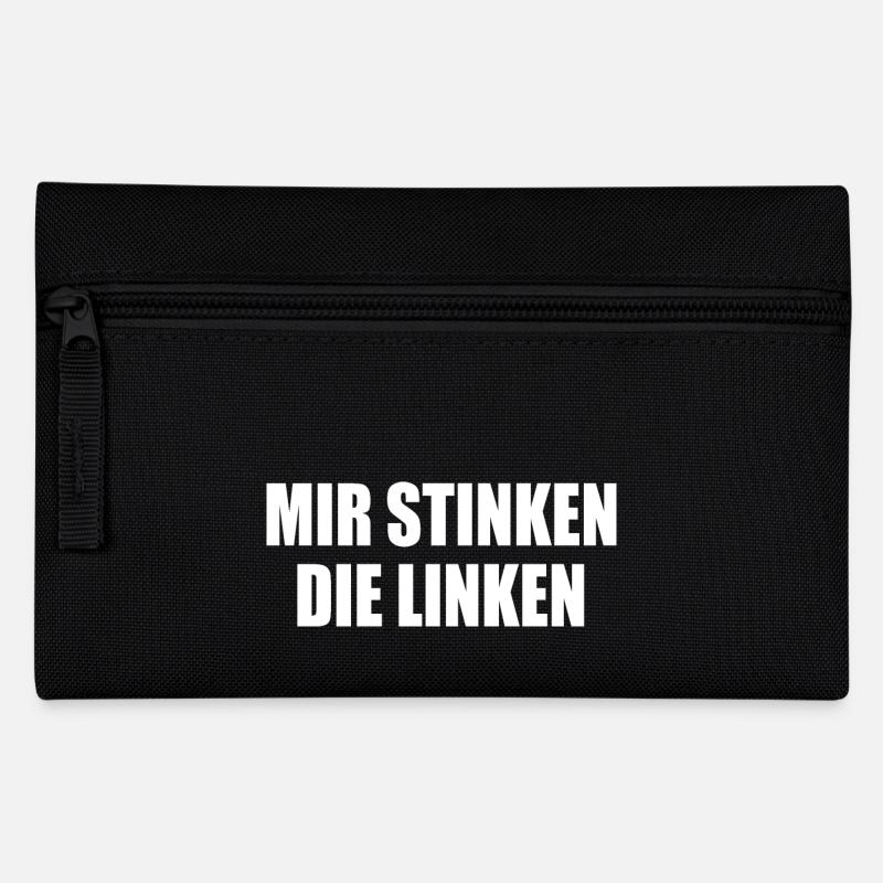 Mir stinken die linken - Federtasche - Schwarz