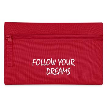 follow your dreams - Federtasche - Rot - Vorne