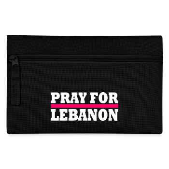 Pray for lebanon - Pencil Case - black - Front