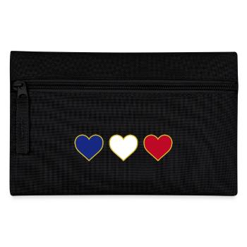 I love France heart - Pencil Case - black - Front