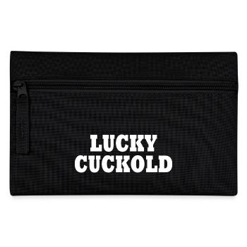 Lucky cuckold - Pencil Case - black - Front