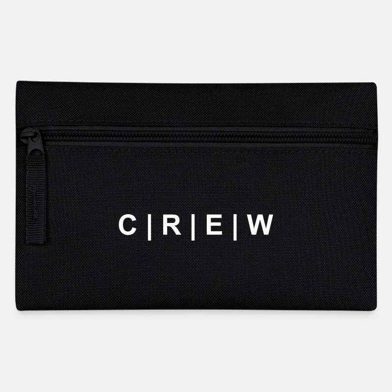 CREW blanc - Trousse - noir