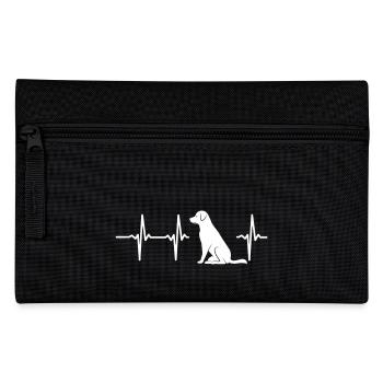 Mon cœur bat pour chiens - Trousse - noir - Devant