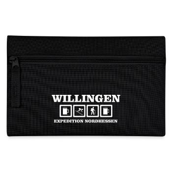 EXPEDITION NORDHESSEN WILLINGEN - Federtasche - Schwarz - Vorne