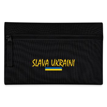 Slava ukraini - Federtasche - Schwarz - Vorne