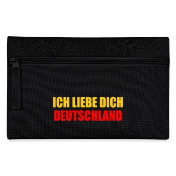 ich liebe dich deutschland - Federtasche - Schwarz - Vorne