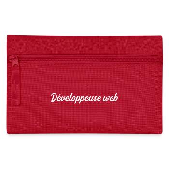 Webentwickler - Federtasche - Rot - Vorne