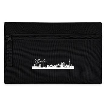 Berliner Skyline - Federtasche - Schwarz - Vorne