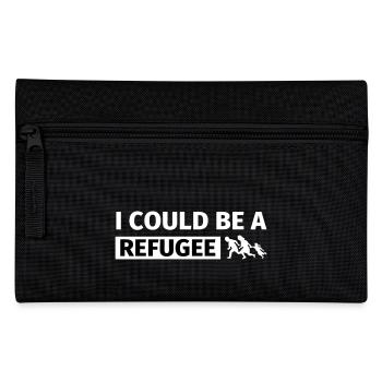 I could be a refugee - Pencil Case - black - Front