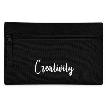 Creativity knows - Pencil Case - black - Front