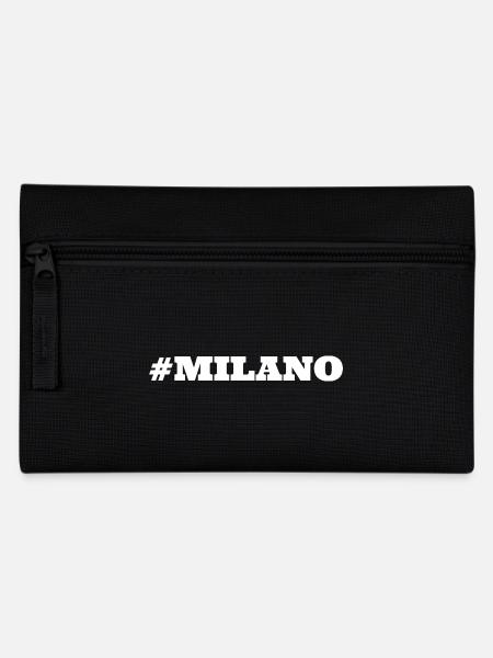 #Milano Mailand Milan - Federtasche - Schwarz