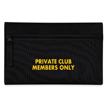 private club members only - Trousse - noir - Devant