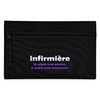 NURSE NURSE DOCTOR HUMOR DRÖLES 4 - Pencil Case - black - Front