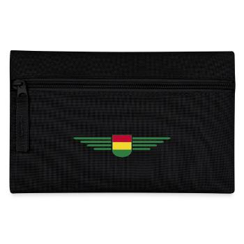 Ich liebe Bolivien, Eleganz Stil Design T-Shirt - Federtasche - Schwarz - Vorne
